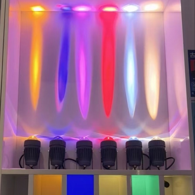 IP65 Aluminum Exterior Beam Lights Warm White Decorative Led Low Bay LED Floodlight Small Narrow Beam for Garden AC Outdoor Use
