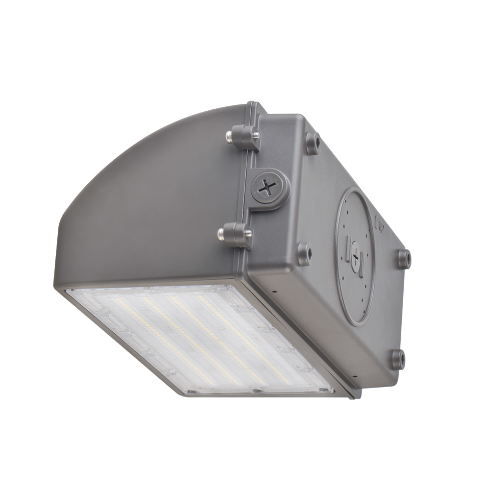 Outdoor 80W Full Cutoff LED Wall Pack Light 150lm/w 120deg IP65 5000K