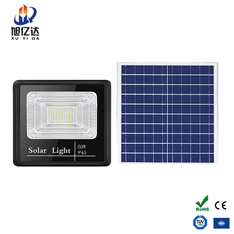 Outdoor IP66 Waterproof 100-400W Solar Flood Light Lamp with Solar Panel