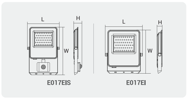 LED Flood Light 10-200W 150LM/W IP65 IK06 Outdoor Stadium Floodlight with 270&deg; Bracket -40℃~+50℃ CE RoHS