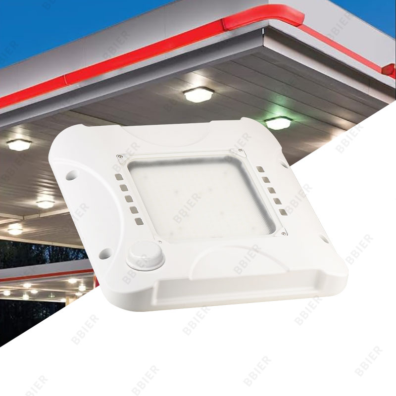 Canopy Illumination US in Stock 45W 70W 100W 150W 240W Commercial Lighting Parking Garages Gas Stations Fixture LED Canopy Light