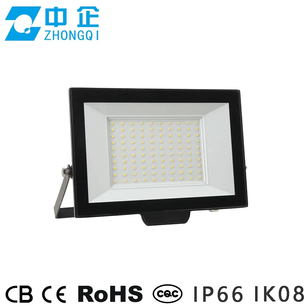 LED Flood Light IP66 130lm/W 3000K Ik09 Toolless High Lumen Anti-Glare Quality Waterproof Dali Dimmable Sensor 5 Years Warranty OEM ODM 10W 20W 30W CE