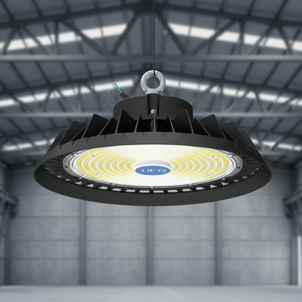 ETL Listed Super Bright 300W UFO LED High Bay Light 150LM/W ETL Industrial LED Highbay Lighting for Warehouse Factory Workshop