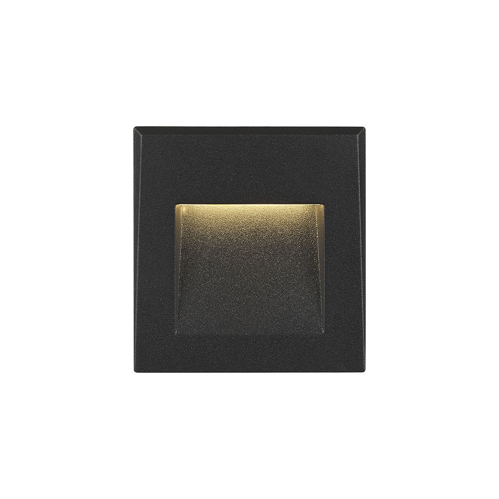 Modern 3W Recessed Aluminum LED Step Light Indoor Outdoor Stair Wall Lamp with Motion Sensor and Dimmable