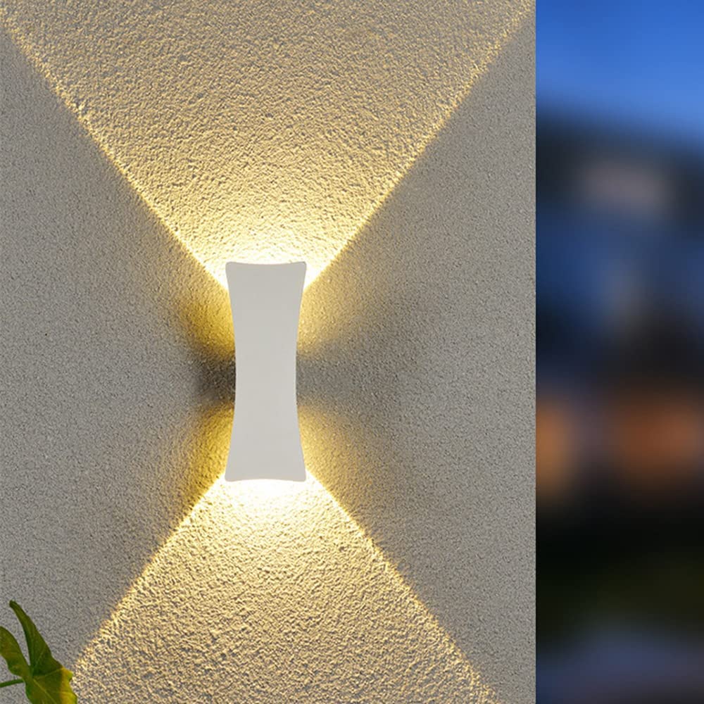 Modern LED Outdoor Wall Pack Light up and Down Glow Waterproof Sconce Light Fixtures Indoor Outdoor Aluminum Wall Lamp