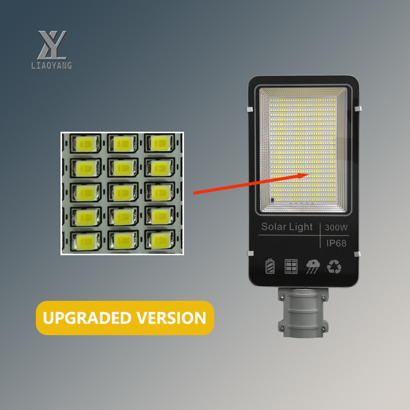 300W to 1600W Outdoor Solar Street Light IP68 Waterproof Aluminum with High Brightness LED Lighting Wall Mounted Installation
