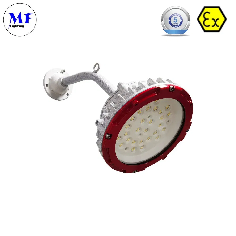 Factory Price IP66 5 Warranty ATEX Certified High Bay Light LED Explosion Proof Light Oil Gas Industry LNG Chemical Plant Marine Aerospace Ocean