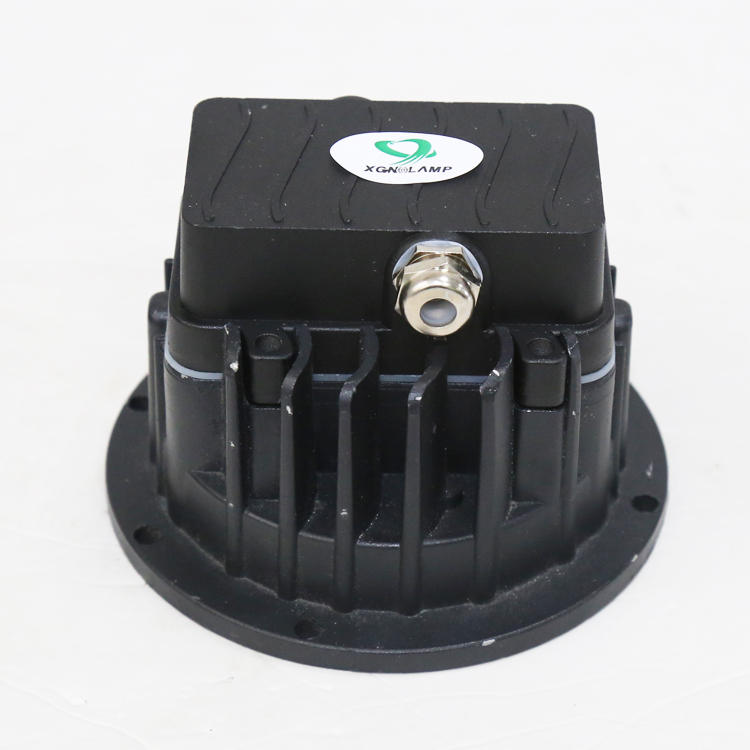 Inground step lamp angle 4