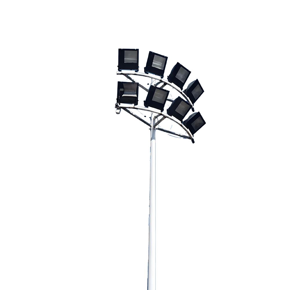 High Mast Stadium Sport Field Led Flood Light Pole 10m 12m 15m 18m 20m 25m 30m Led High Mast Stadium Light
