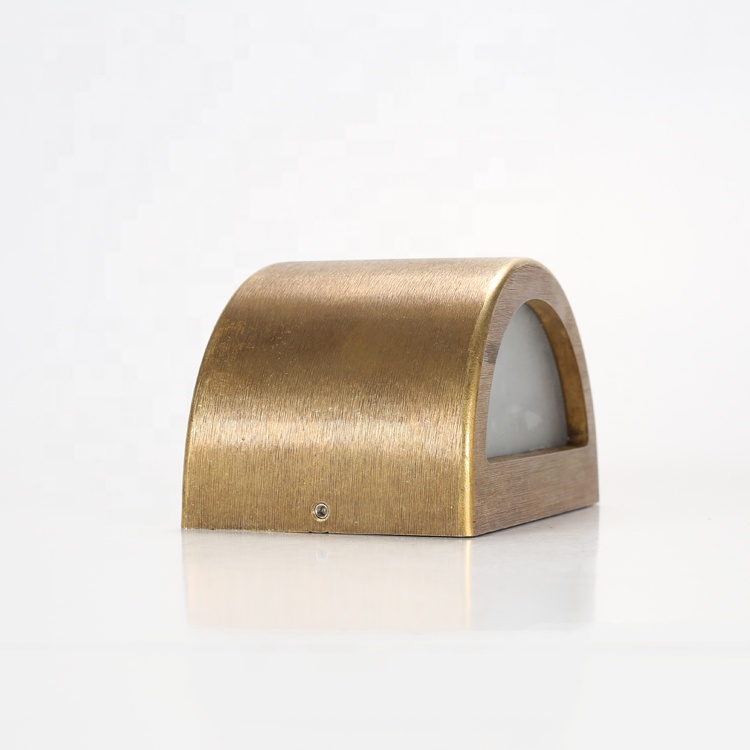 Bronze Mini Led Step Lamp Exterior DC12V High Brass Deck Light Outdoor