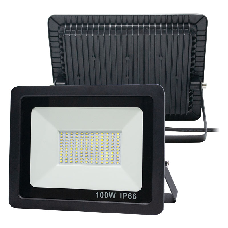 Outdoor IP66 Waterproof AC LED Flood Light 30W-300W Aluminum Body High Bright SMD Pathway Garden Wall Lighting CE RoHS Certified