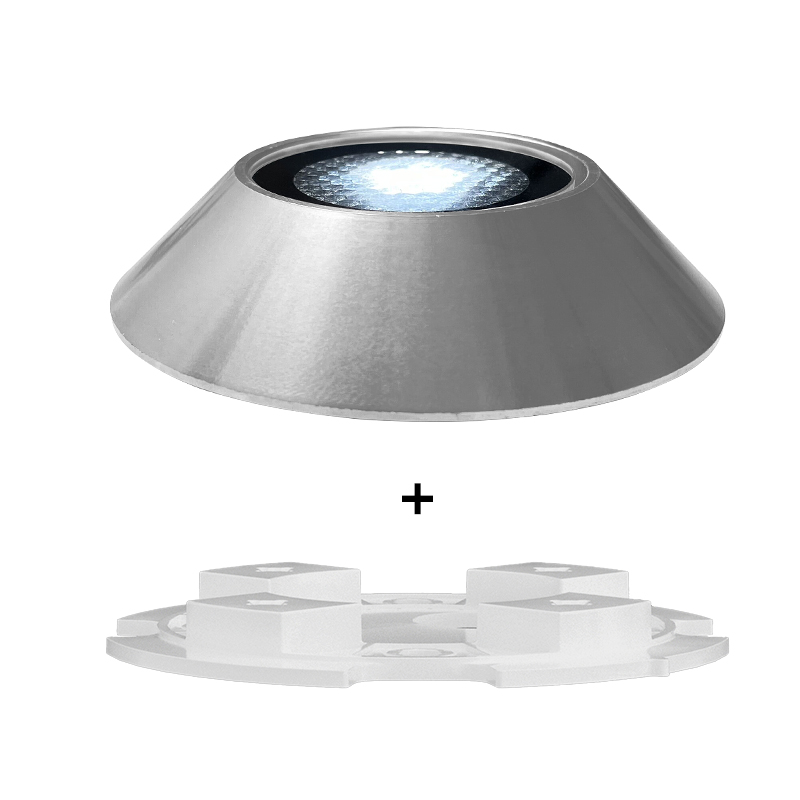 316 Stainless Steel Outdoor LED Underground Light DC24V Landscape Step Light with IP66 Rating 5W 4000K