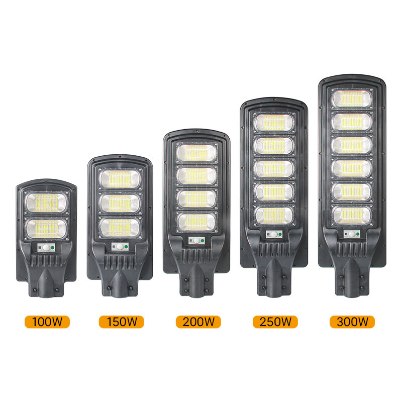 Hot Sales Factory Price 50w 100w 150w 200w 250w 300w with Motion Sensor Remote Outdoor Solar Led Street Light