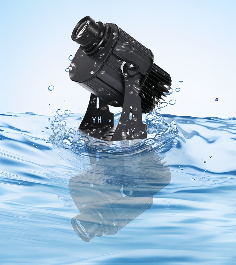 Rotating Waterproof Logo Projector IP65 Gobo Advertising Light 30/40/50/60/80/100/120/150W Outdoor LED With Remote Control
