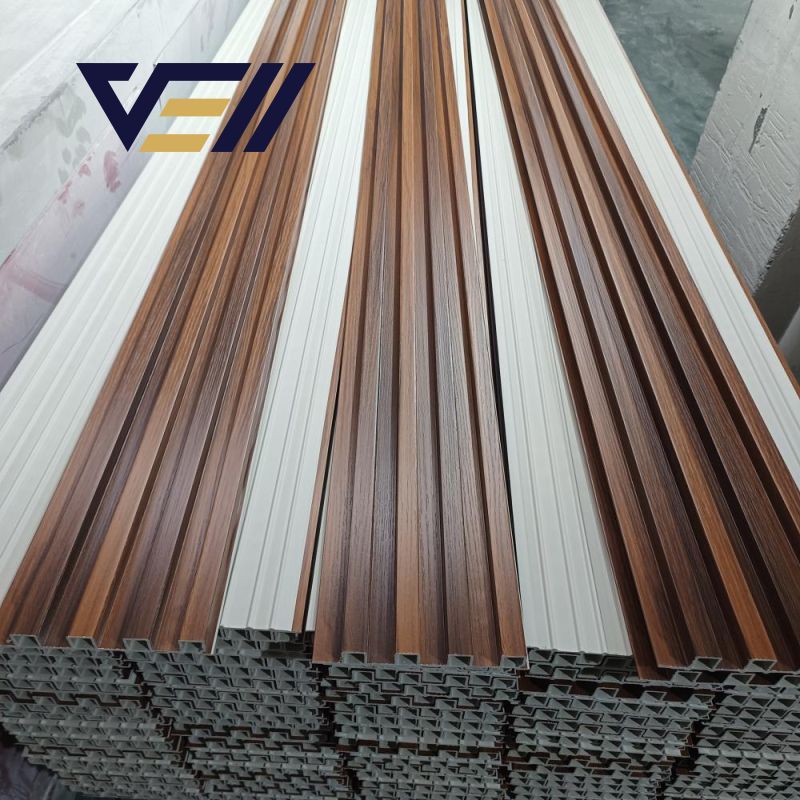 VELL High Quality Wooden Color Interior Hotel Office Wpc Wall Panel For Home Decoration