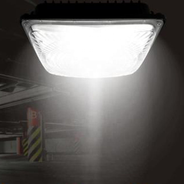 Exquisite Design Ultra-Bright Energy-Saving Waterproof 70W IP65 Outdoor Lighting Gas Station LED Canopy Light ETL/DLC Certified