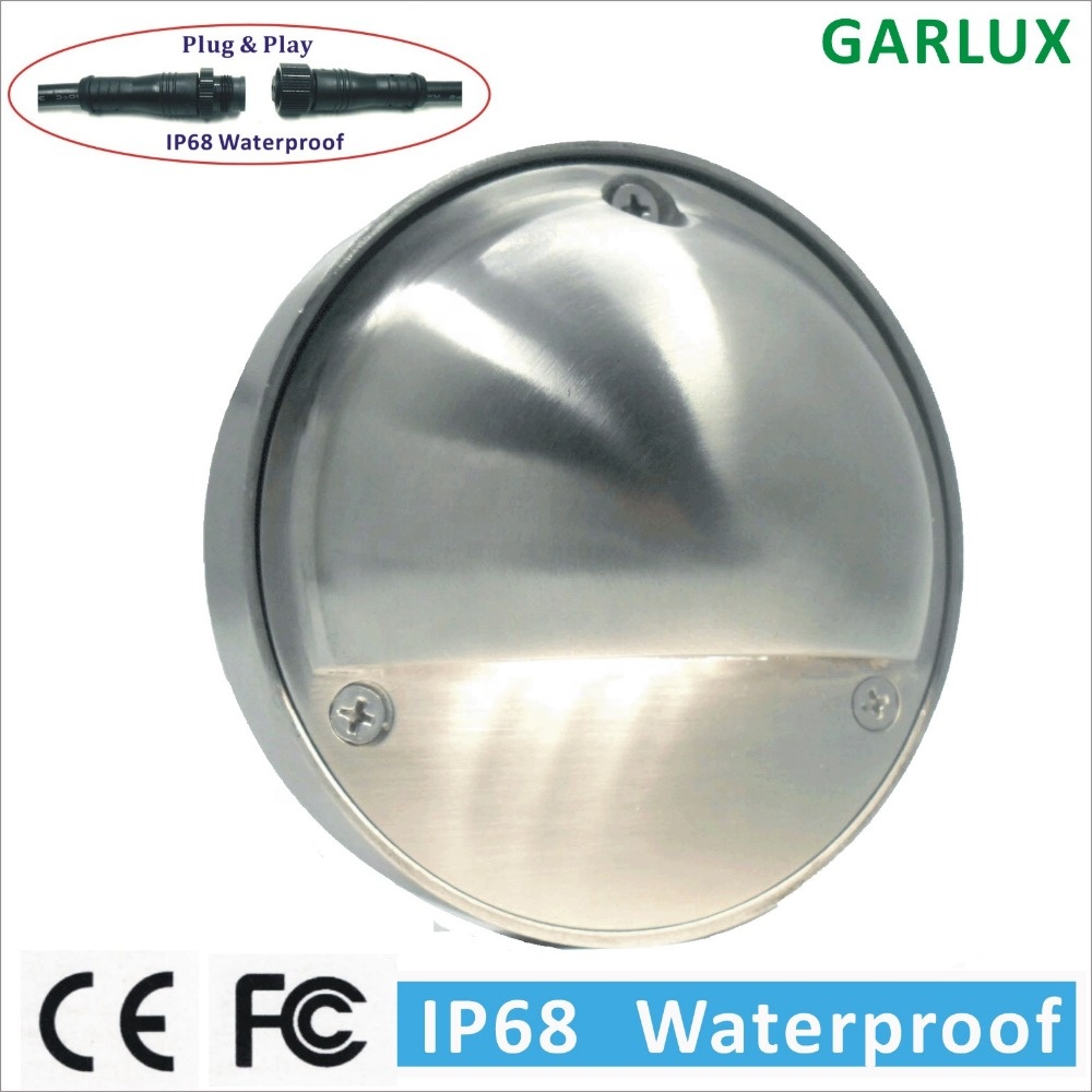Stainless Steel Outdoor Wall Light Waterproof Wall Lamp Surface Mounted Led Step Lights