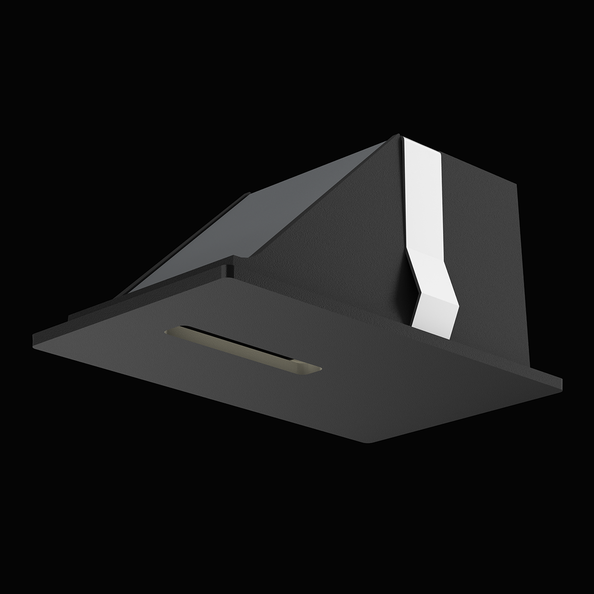 1W Automatic Aluminium Indoor Recessed Wall Staircase Stair Lamp, Foot Led Step Light with Radar Motion Sensor