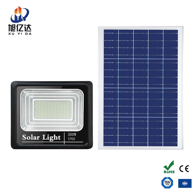 Outdoor IP66 Waterproof 100-400W Solar Flood Light Lamp with Solar Panel