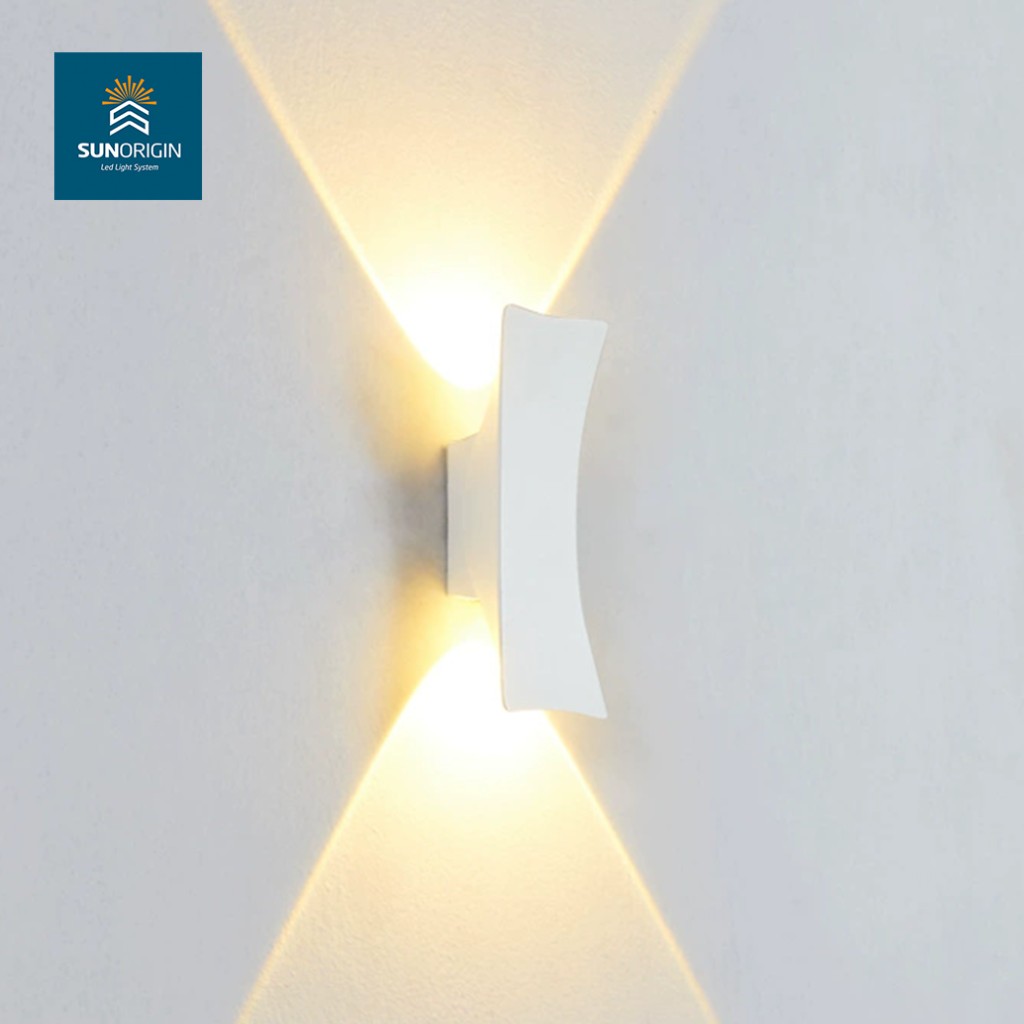 Modern LED Outdoor Long Strip Wall Pack Light Glow Waterproof Sconce 6W Aluminum Wall Lamp 3-Year Warranty CRI 80 50000 Hours