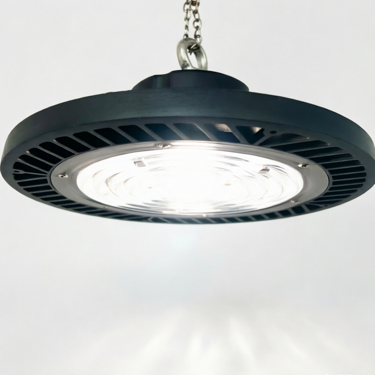 100W LED High Bay Shop Lights IP65 Factory Use Compact Driver 6000K Daylight Aluminum Construction High Brightness Easy