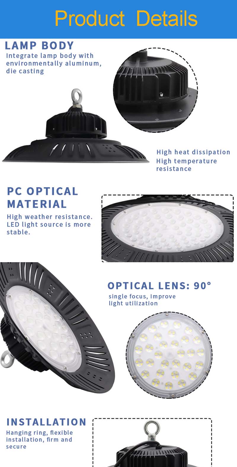 UFO LED High Bay Detail 2