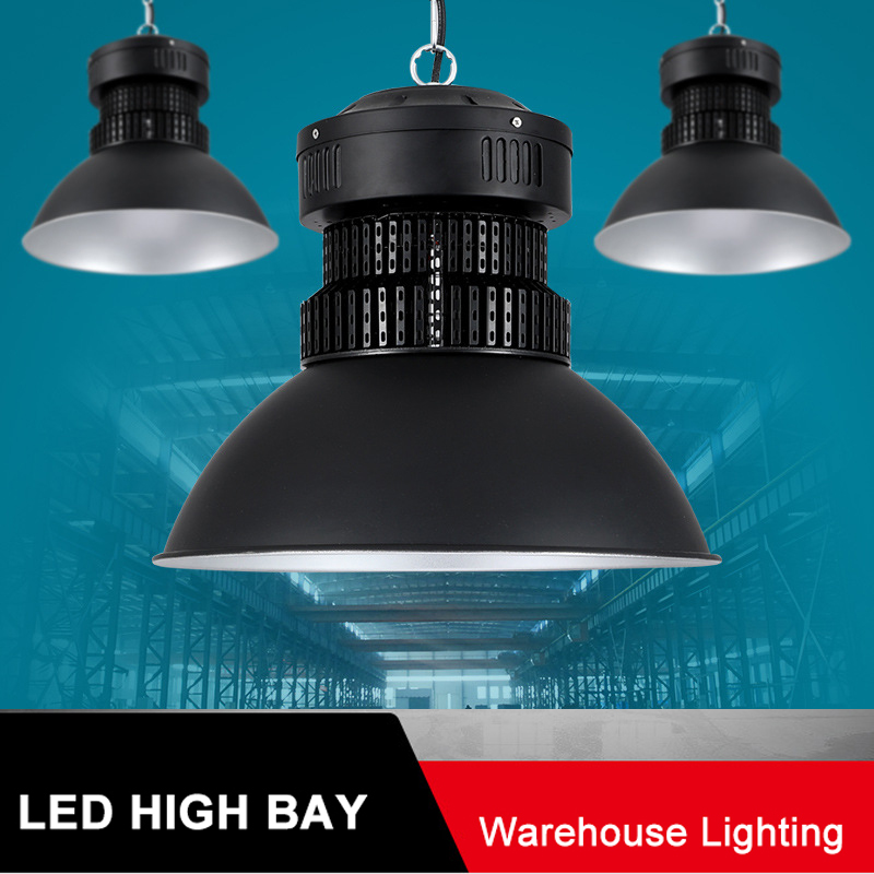 Led High Bay Light 100w Indoor Highbay 200w Warehouse Garment Factory Workshop Industrial Lighting Canopy Lights