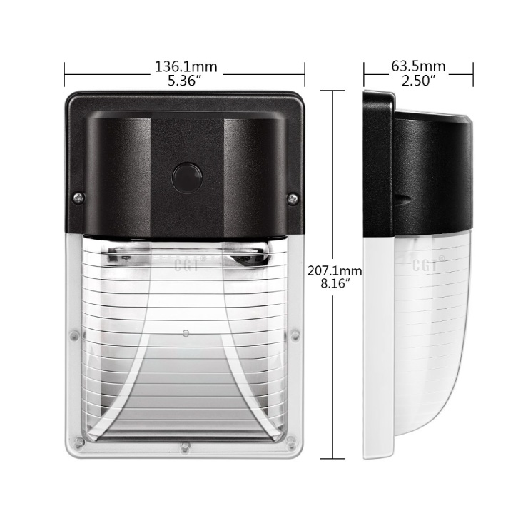 12W 18W Mini Wall Pack Light CCT Selectable IP65 Waterproof Home Garden Hotel AC 100-347V/100-277V