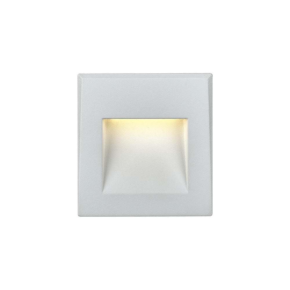 Modern 3W Recessed Aluminum LED Step Light Indoor Outdoor Stair Wall Lamp with Motion Sensor and Dimmable