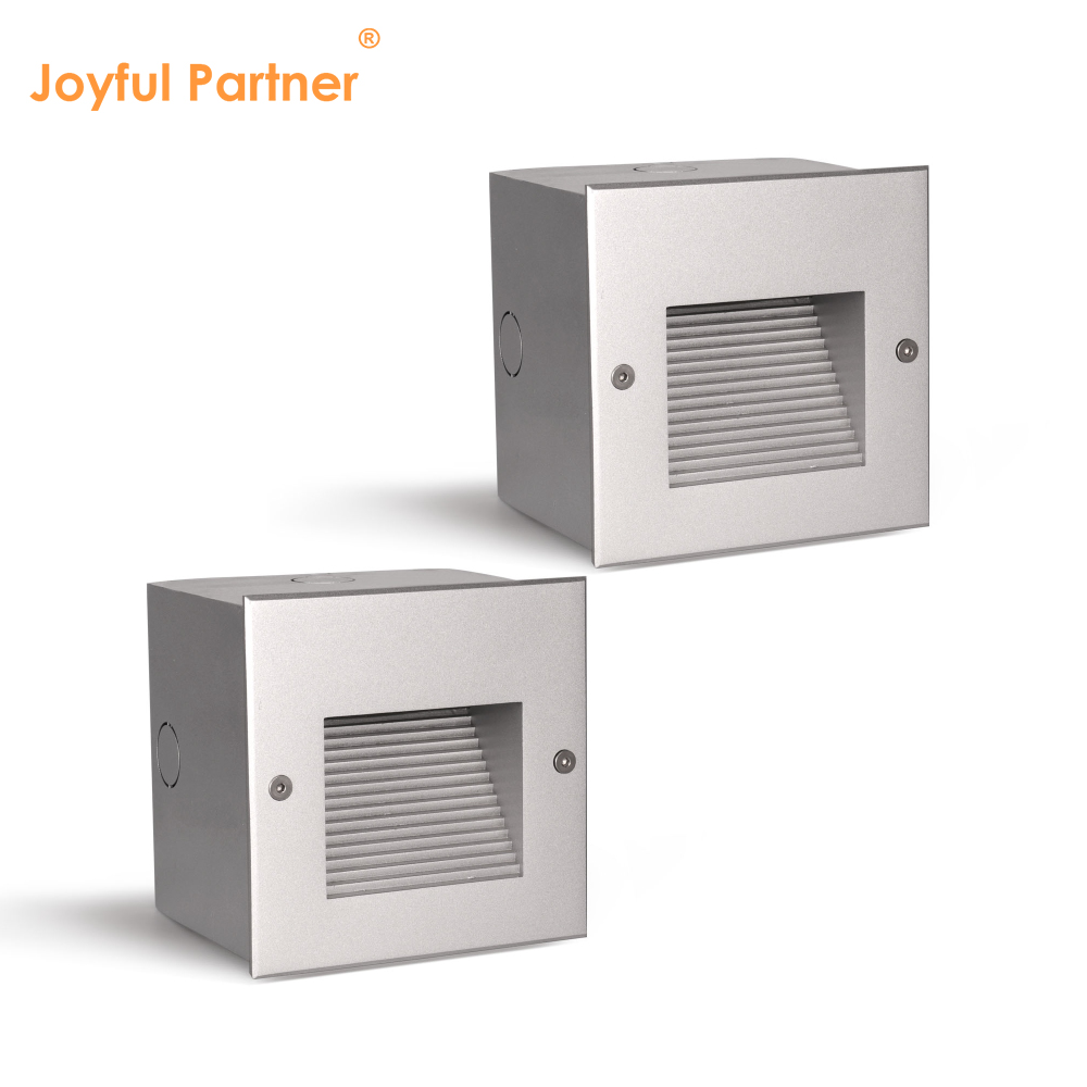 Joyful Partner IP65 12V 24V Recessed Path Stair Step Fence Way LED Deck Light Outdoor Wall Lamp