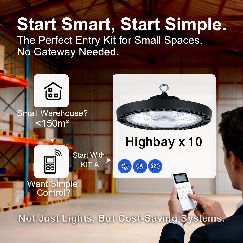 Industrial LED UFO High Bay Light 100W-200W For Warehouse Factory Workshop Gym Commercial Lighting