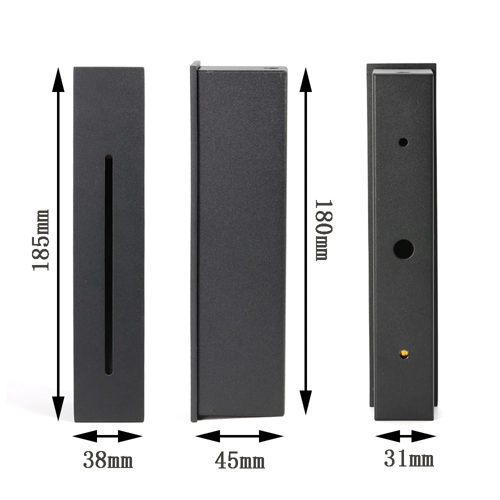 3W Indoor Outdoor LED Wall Lamp Footlight Aluminum Recessed Wall Corner Light Outdoor Corridor Step Stair Light