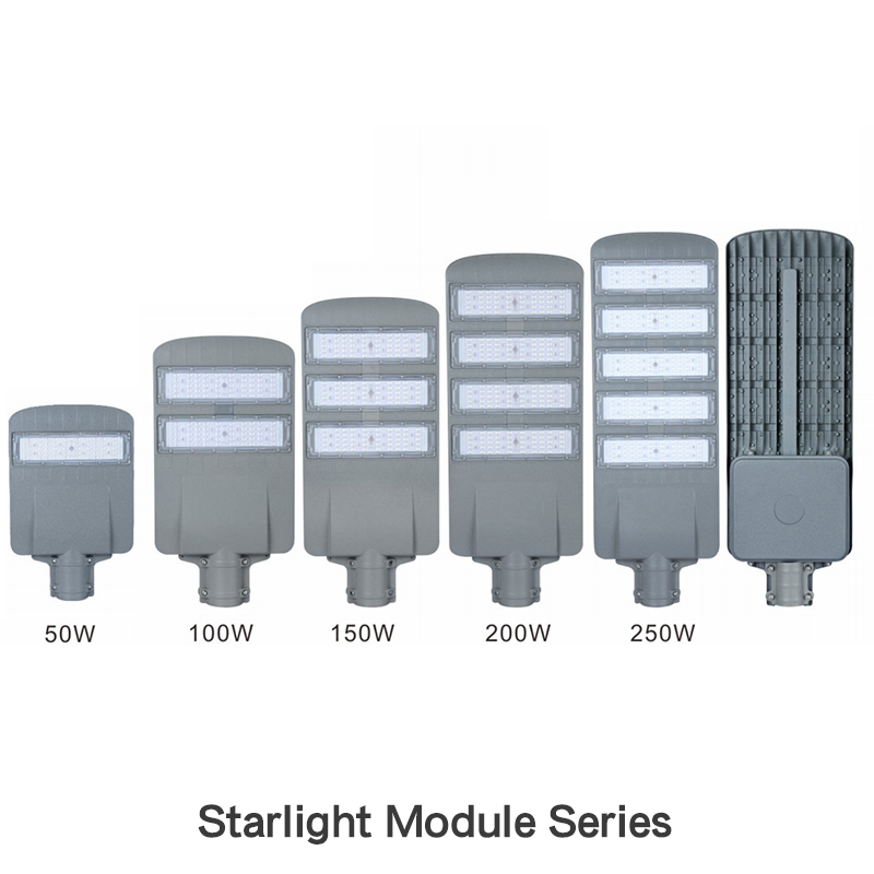 Long Life Energy Saving Waterproof Outdoor Die Cast Aluminum Housing LED Street Lights for Village Lanes Community Roads