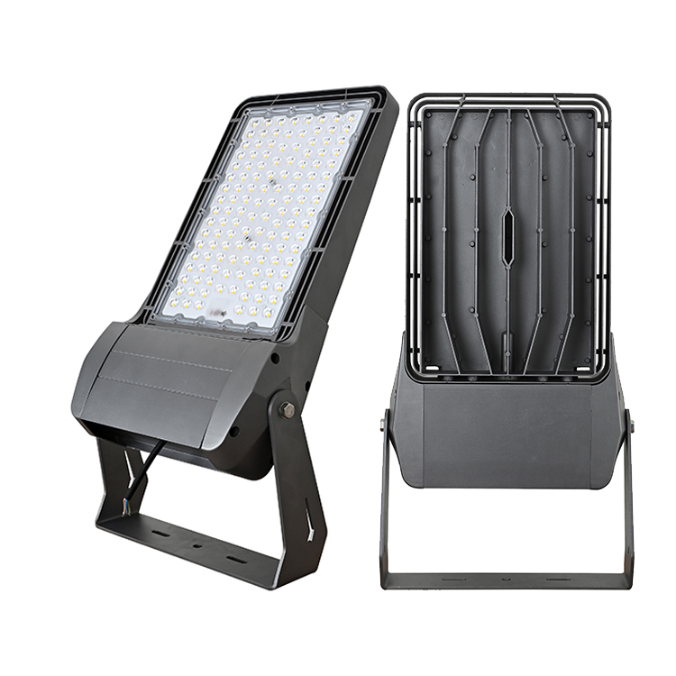 High Lumen 250W 1000W 1200W Led Flood Baseball Soccer Cricket Football Stadium Facade Lighting IP66 CRI 80 Beam 60 5-Year