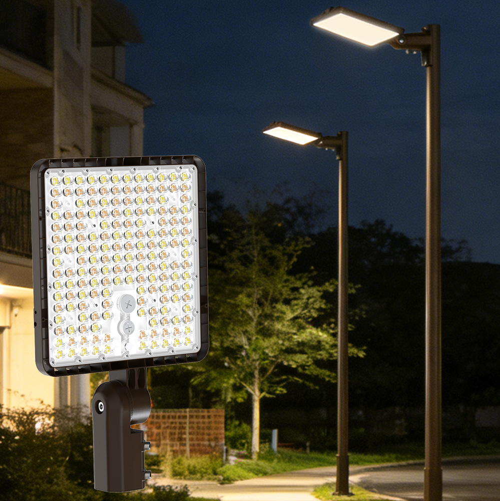 Factory Direct High Quality Parking Lot Light Fixture 300W LED Area Light CCT Selected Adjustable LED Street Light