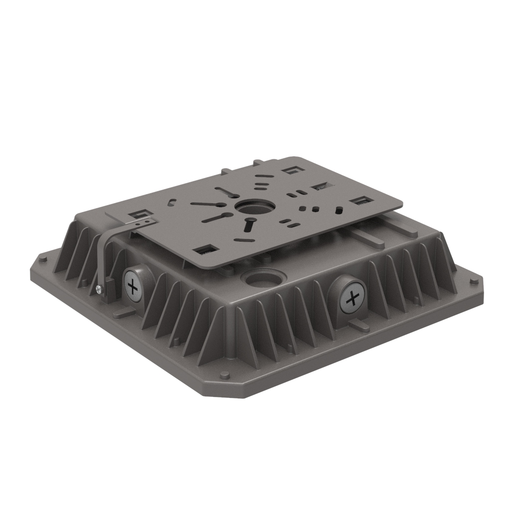 US Stock MCT LED Canopy Light 60W-80W-100W Led Canopy Gas Station Light 120-277VAC 3000K-4000K-5000K Ajustable CCT Gas Station