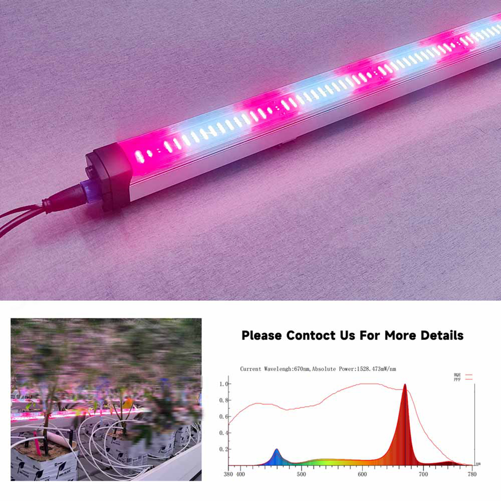 SLTMAKS 120W Under Canopy Light Vertical Led Farming Adjustable Hydroponic Full Spectrum Led Undercanopy Grow Light
