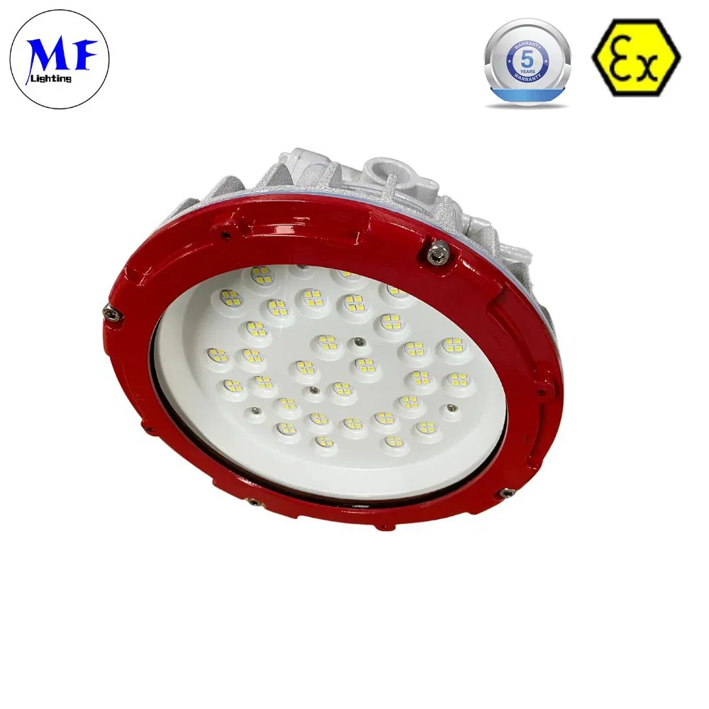 Factory Price IP66 5 Warranty ATEX Certified High Bay Light LED Explosion Proof Light Oil Gas Industry LNG Chemical Plant Marine Aerospace Ocean