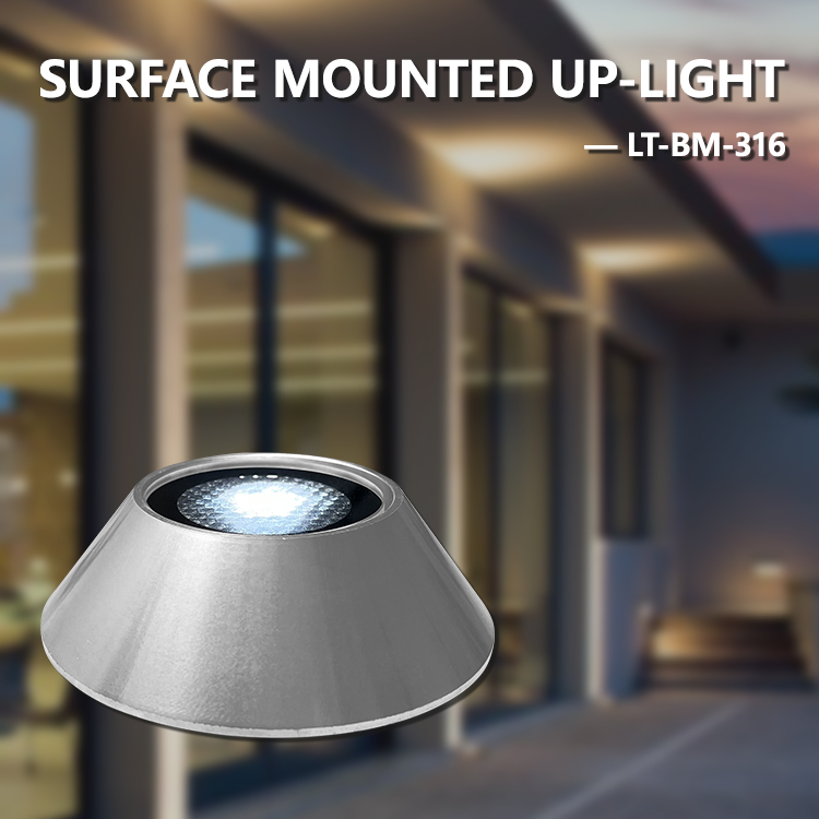 316 Stainless Steel Outdoor LED Underground Light DC24V Landscape Step Light with IP66 Rating 5W 4000K