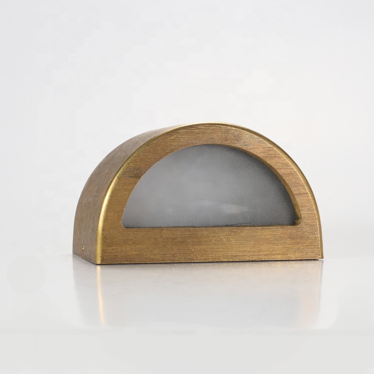 Bronze Mini Led Step Lamp Exterior DC12V High Brass Deck Light Outdoor