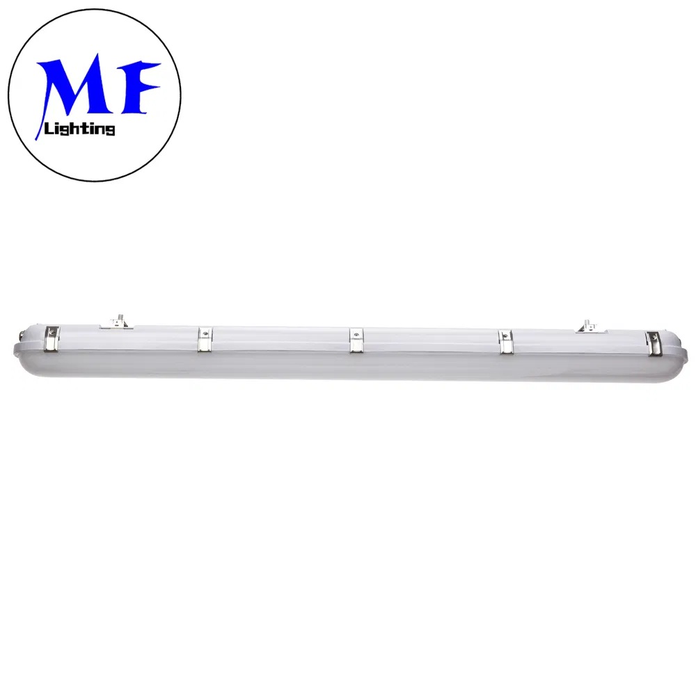 Factory Price 2FT 4FT 5FT IP66 Waterproof 20-60W Linkable Motion Sensor LED Tri-Proof Tube Light Tunnel Light Vapor Tight Light for Tunnel Railway Train