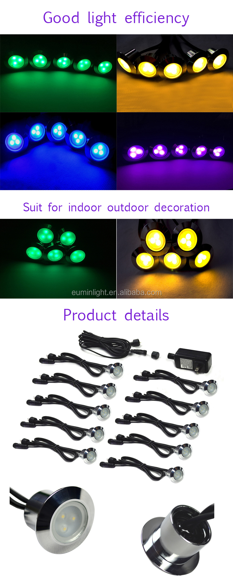 Unique Structure LED Light