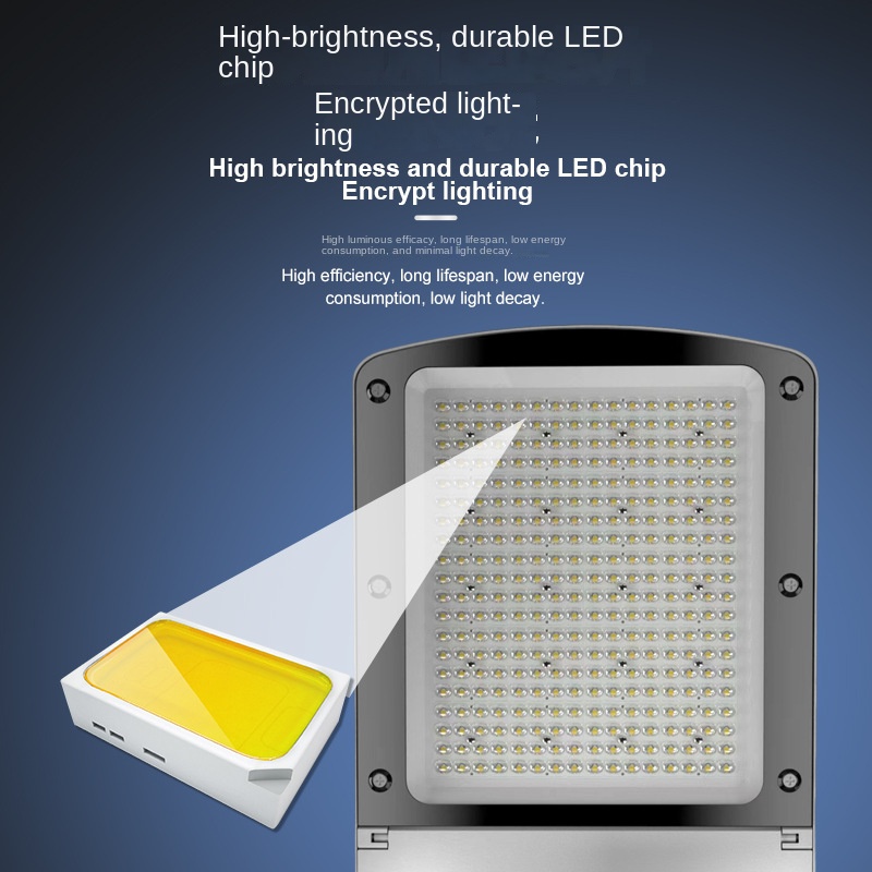 LED IP65 Outdoor Street Light with Adjustable Angle for Municipal Road Construction Metal Body 220V