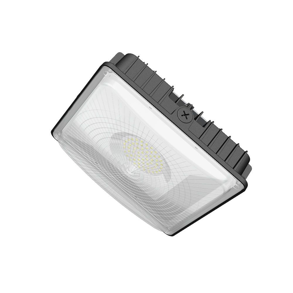 5-Year Warranty LED Canopy Lights 70W AC100-277V 8750Lumens Waterproof IP65 Canopy LED Light Square Led Canopy Light Fixture