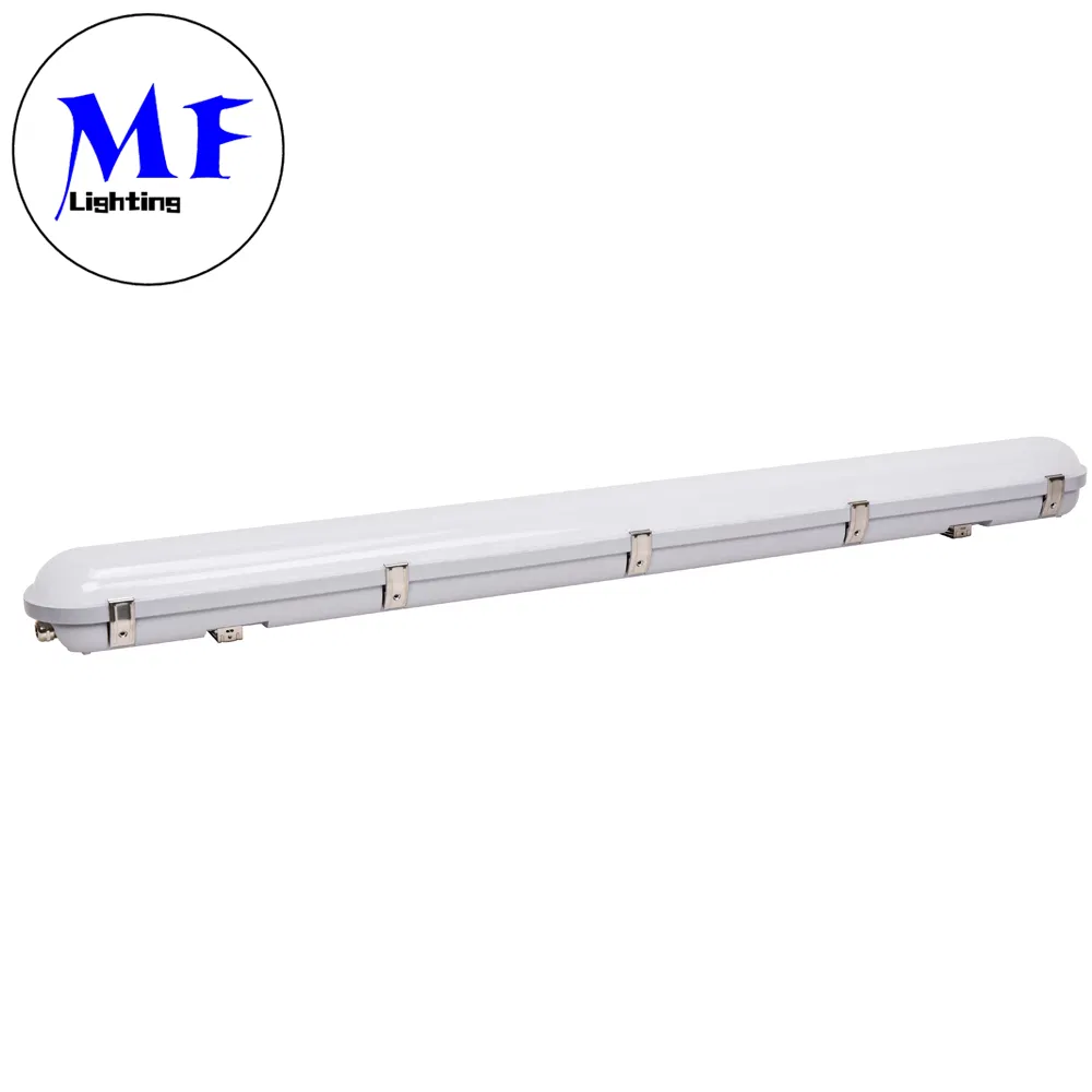 Factory Price 2FT 4FT 5FT IP66 Waterproof 20-60W Linkable Motion Sensor LED Tri-Proof Tube Light Tunnel Light Vapor Tight Light for Tunnel Railway Train