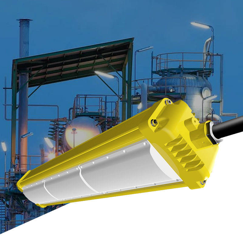 ATEX Explosion Proof Light IP66 Linear Tube Light Emergency LED 40W 80W Hazardous Area Oil and Gas Filed Lighting Zone 1 Zone 2