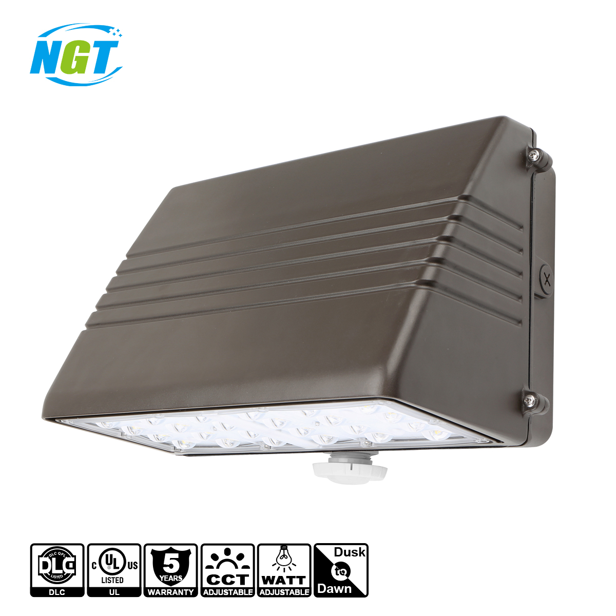 Stock in US LED FULL CUT-OFF WALL PACK Fixture 150W - 28W IP65 House Exterior Lamp Public Lighting Outside Yard Wall Lights