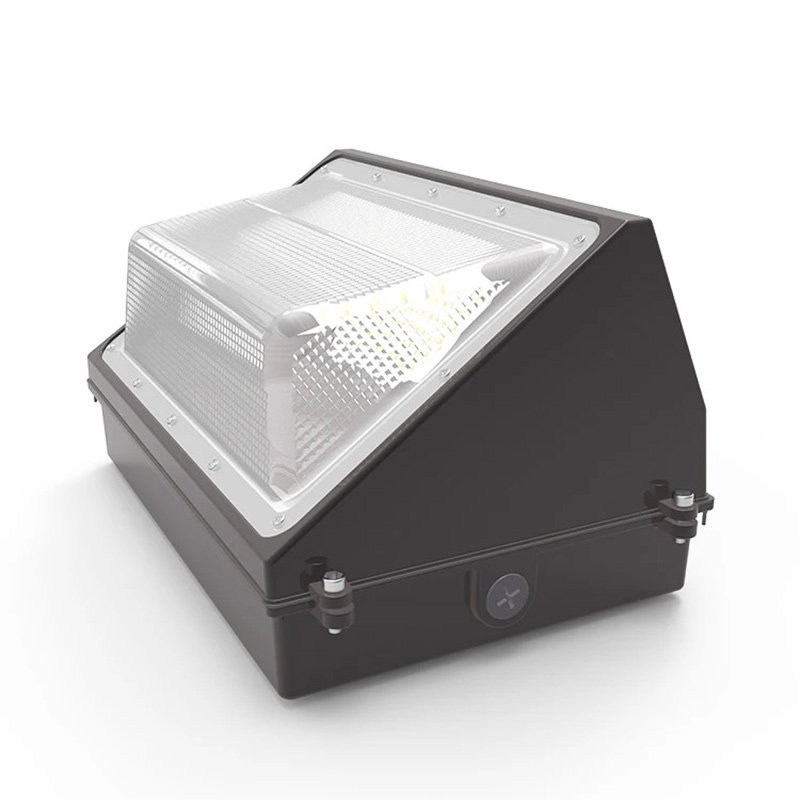 Large Housing 120W AC100-277V Led Wall Pack Flood Light IP65 Waterproof Outdoor Wall Light