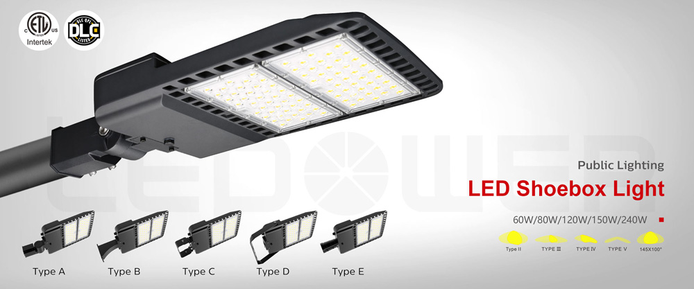 LED Shoebox Light High Efficiency