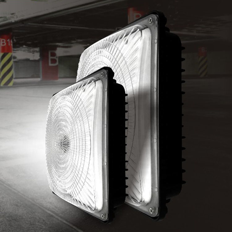 Exquisite Design Ultra-Bright Energy-Saving Waterproof 70W IP65 Outdoor Lighting Gas Station LED Canopy Light ETL/DLC Certified